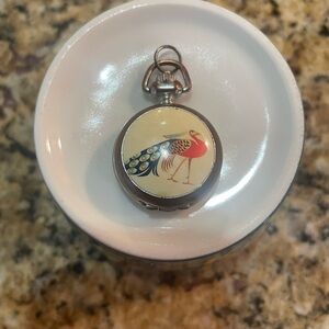 Elegant Peacock Pendant Necklace